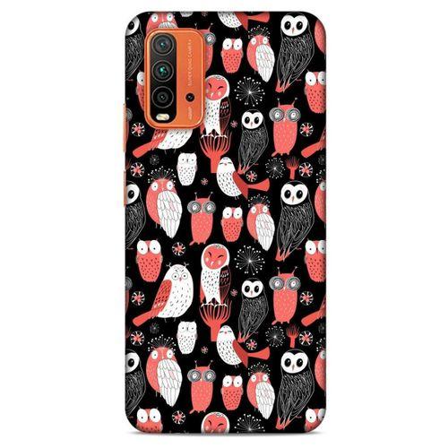 Lopard Xiaomi Redmi Note 9 4g Uyumlu Kılıf Baykuşlar (24) Darbe Emici Kılıf