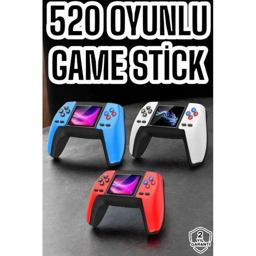 Game Stick Oyun Konsolu 520 Oyunlu Retro Oyunlu Led Ekran