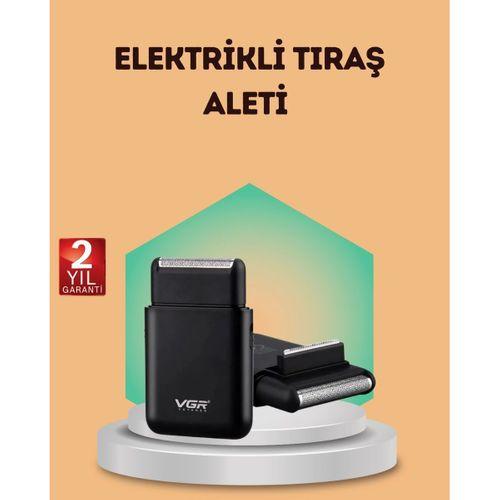 Çift Başlıklı Elektrikli Tıraş Makinesi | Suya Dayanıklı, Hafif Ve Ergonomik
