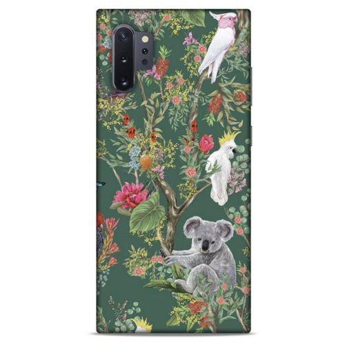 Samsung Galaxy Note 10 Plus Uyumlu Kılıf Yeşil Delisi (27) Tasarımlı Kılıf Avcı yeşili
