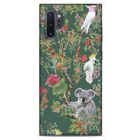 Samsung Galaxy Note 10 Plus Uyumlu Kılıf Yeşil Delisi (27) Tasarımlı Kılıf Avcı yeşili
