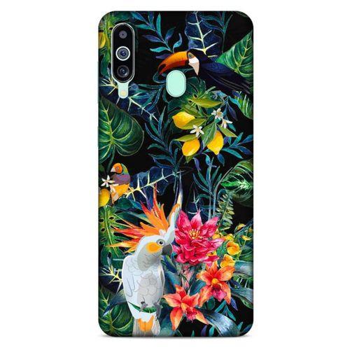 Samsung Galaxy M40 Uyumlu Kılıf Yeşil Delisi (31) TPU Kılıf Kuşkonmaz yeşili