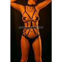 Zincir Detaylı Seksi Vücut Harness - Brf550