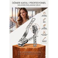 Tırnak Makası 360 Derece Döner Başlıklı Profesyonel Solingen - Ergonomik Tasarım Solingen Profesyonel 723273