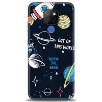 General Mobile GM 20 Kılıf HD Baskılı Kılıf - Space Fun + Tam Ekran Koruyucu