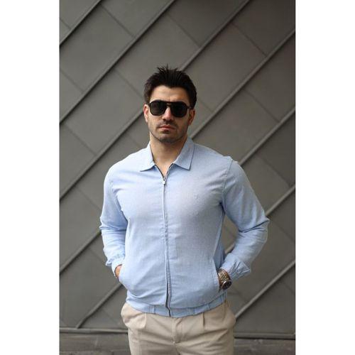 Erkek Pamuklu Keten Kumaş Ceket