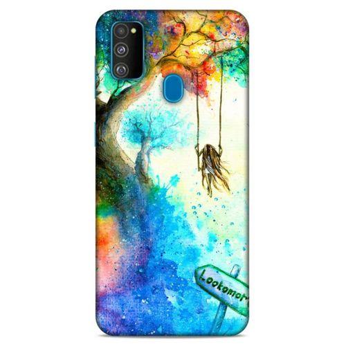 Lopard Samsung Galaxy M30s Uyumlu Kılıf Manipülasyon ☻ (47) Crystal Flex Kılıf Baskılı