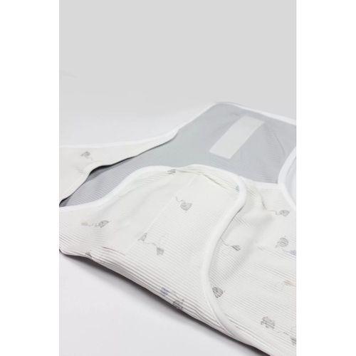Flying Elephant Organik Bel Destekli Kundak 75102 Ekru Gri
