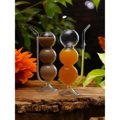 Pipetli Boğumlu Cam Bardak