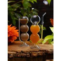 Pipetli Boğumlu Cam Bardak