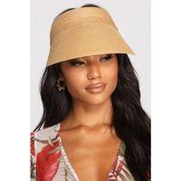 Kadın Hasır Vizör Şapka