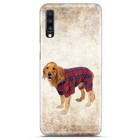 General Mobile GM 20 Kılıf Köpek Kıyafetleri (47) Crystal Flex Kılıf Golden Gömlek