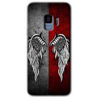 Samsung Galaxy S9 Kılıf HD Desen Baskılı Arka Kapak + Temperli Cam - Lucifer