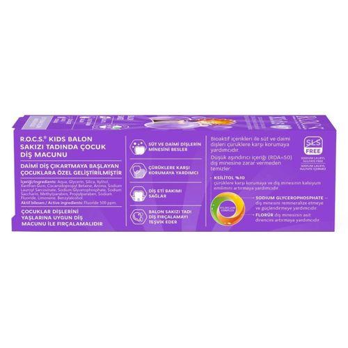 Çocuk .Kids Diş Macunu 35ml 4-7 Yaş Sakız