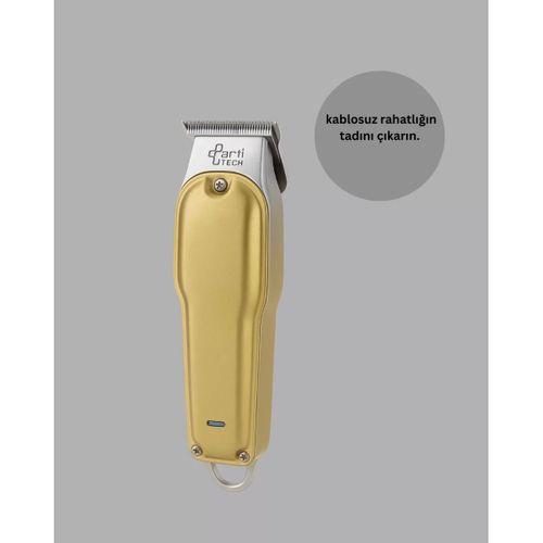 Profesyonel Saç Ve Sakal Kesme Tıraş Makinesi Usb Şarjlı Güçlü Motorlu