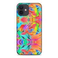 Apple iPhone 12 Kılıf Desenli Özel Seri Tüyler (32) Soft Silikon Kılıf