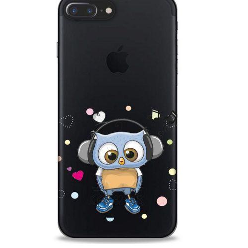 Zoologix (73) Apple Iphone 7 Plus Şeffaf Kılıf Silikon Desenli