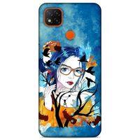 Lopard Xiaomi Redmi 9C Uyumlu Kılıf Sürreal Yüzler ♀ (27) Tasarımlı Kılıf Baskılı