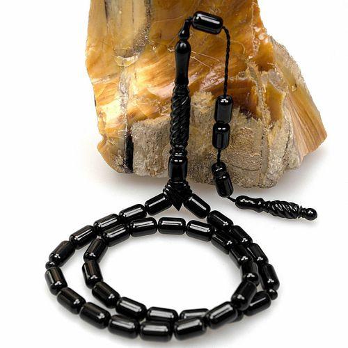 Oltu Taşı Burgu Oyma İmame İşleme Sade Tespih