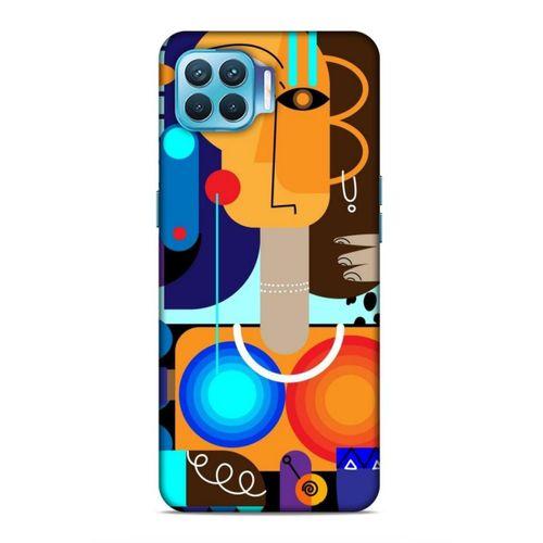 Oppo Reno 4 Lite Uyumlu Kılıf Face'X 43 Thin Fit Kılıf Daireli