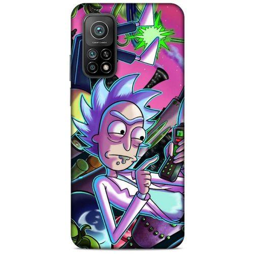 Xiaomi Mi 10T Pro 5G Uyumlu Kılıf Rick And Morty (20) Koruyucu Kılıf MC Haps