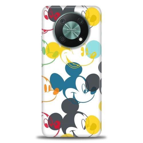 Huawei Nova Y90 Kılıf HD Baskılı Kılıf - Renkli Mickey Mouse + Tam Ekran Koruyucu