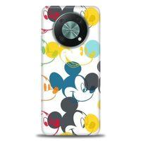 Huawei Nova Y90 Kılıf HD Baskılı Kılıf - Renkli Mickey Mouse + Tam Ekran Koruyucu