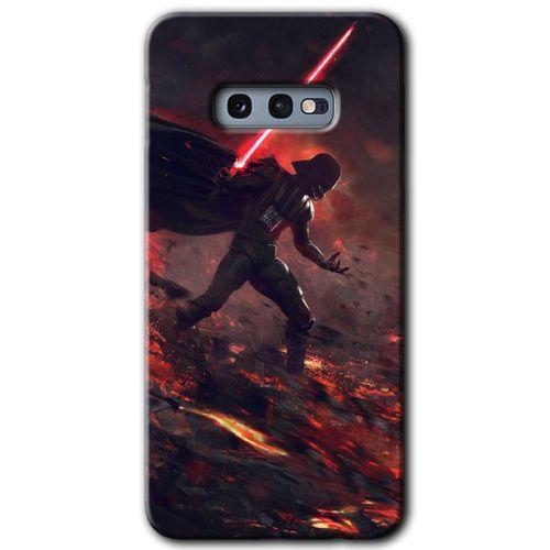 Samsung Galaxy S10e HD Baskılı Kılıf + 9D Tam Ekran Koruyucu - Darh Vader Wars