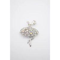 Balerin Broş - Gümüş