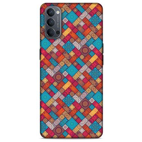 Ethnic Culture (29) Oppo Reno 4 Kılıf Silikon Kapak Desenli