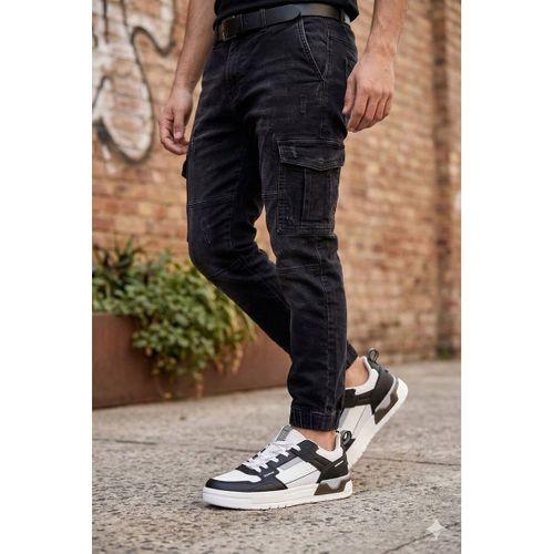 Hammer Jack Soprano Beyaz Siyah Erkek Spor Ayakkabı