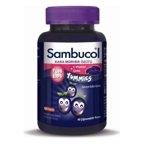 Sambucol Sambucol Plus Kids Yummies 60 Çiğneme Tableti 8680287030154
