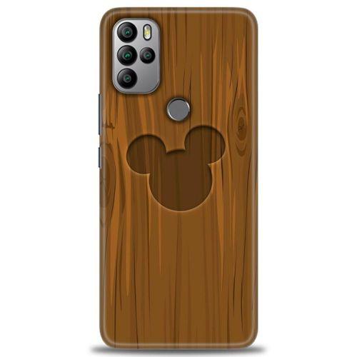 General Mobile GM 21 Pro Kılıf HD Baskılı Kılıf - Ahşap Mickey + Tam Ekran Koruyucu