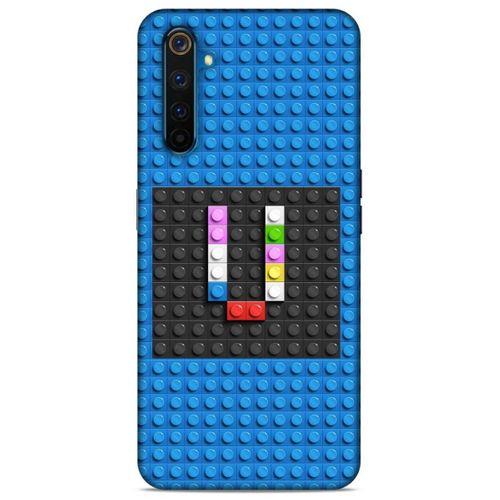 Lopard Oppo Realme 6 Pro Uyumlu Kılıf BloX (35) Fit Design Kılıf V Harfi