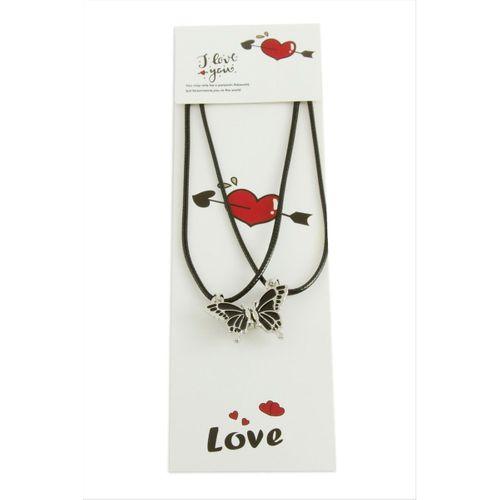 Kelebek Arkadaşlık Kolyesi (Çift Kolye)