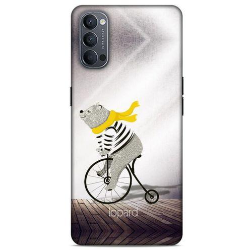 Oppo Reno 4 Kılıf FunnyMaX (11) Tam Koruma Kahve Ayı