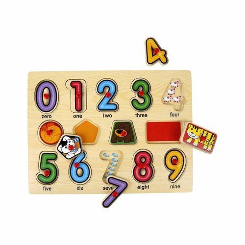 Çocuk Eğitici Oyuncak 130444 Ahşap Raptiyeli Puzzle Saat