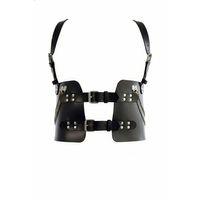 Siyah Kadın Kemer Geniş Korse Tarzı Zincir Detaylı - Brf1300