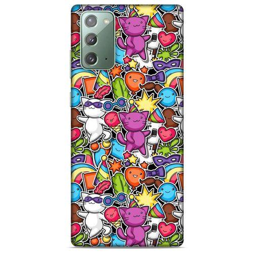 Samsung Galaxy Note 20 Kılıf Japonya (16) Kalın Kılıf Japon Pokemon