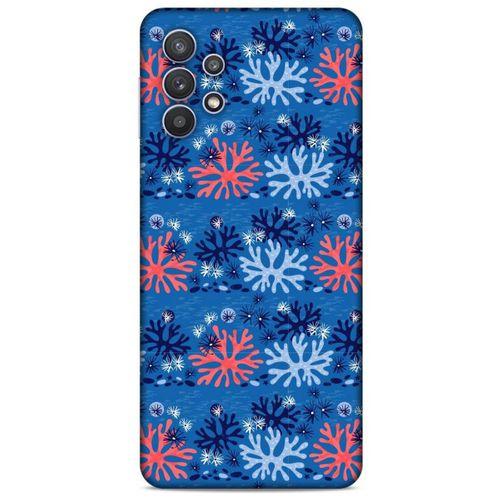Samsung Galaxy A32 Uyumlu Kılıf Mavi Delisi (36) Glitter Kılıf Lokal