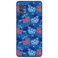 Samsung Galaxy A32 Uyumlu Kılıf Mavi Delisi (36) Glitter Kılıf Lokal
