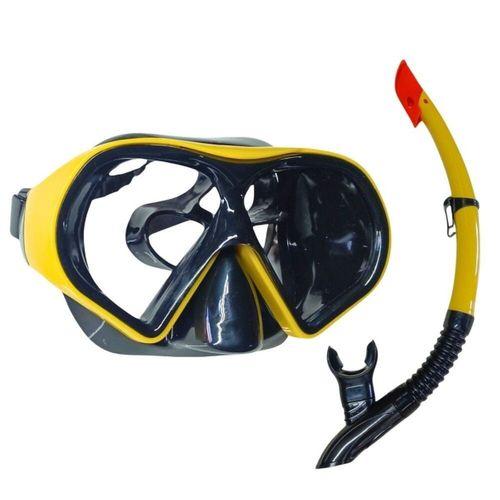 Star Diving Dalış Maskesi ve Snorkel Yetişkin - 51713-SARI