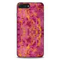 Mermer Desenli (35) Tema Fit Design Kılıf Burgonya Apple Iphone 7 Plus Kılıf
