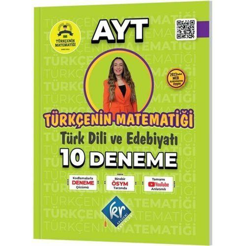 Gamze Hoca Türkçenin Matematiği AYT Türk Dili ve Edebiyatı 10 Deneme KR Akademi