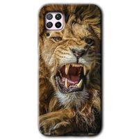 Huawei P40 Lite HD Baskılı Kılıf + 9D Tam Ekran Koruyucu - Lion King