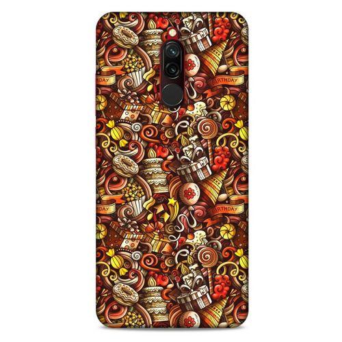 Graffitix (19) Desenli Silikon Kapak Xiaomi Redmi 8 Kılıf
