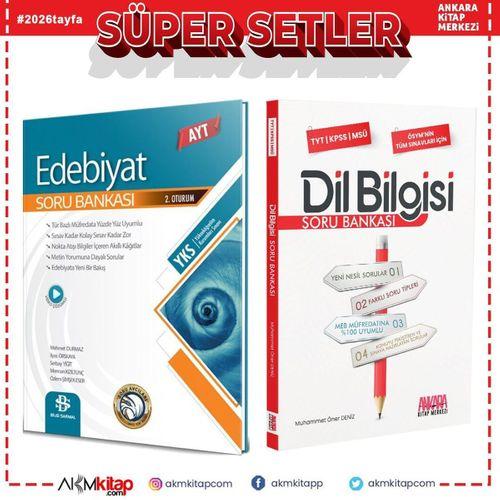 Bilgi Sarmal AYT Edebiyat ve AKM Dil Bilgisi Soru Bankası Seti 2 Kitap
