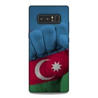 Samsung Galaxy Note 8 Uyumlu Kılıf Azarbaijan (19) Kılıfları Yumruk Bayrak