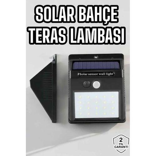 Güneş Enerjili Bahçe Lambası Solar Gece Aydınlatma Sensörlü Lamba