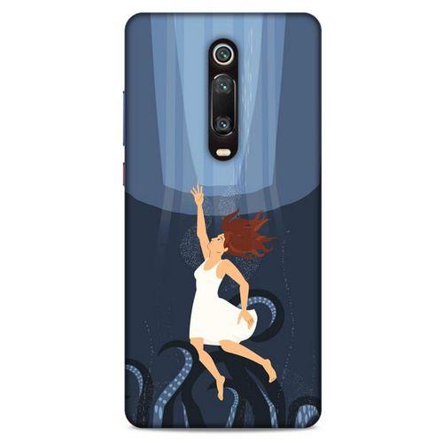 Xiaomi Mi 9T Kılıf Depresyon (43) Thin Fit Kılıf Mavi Tonları